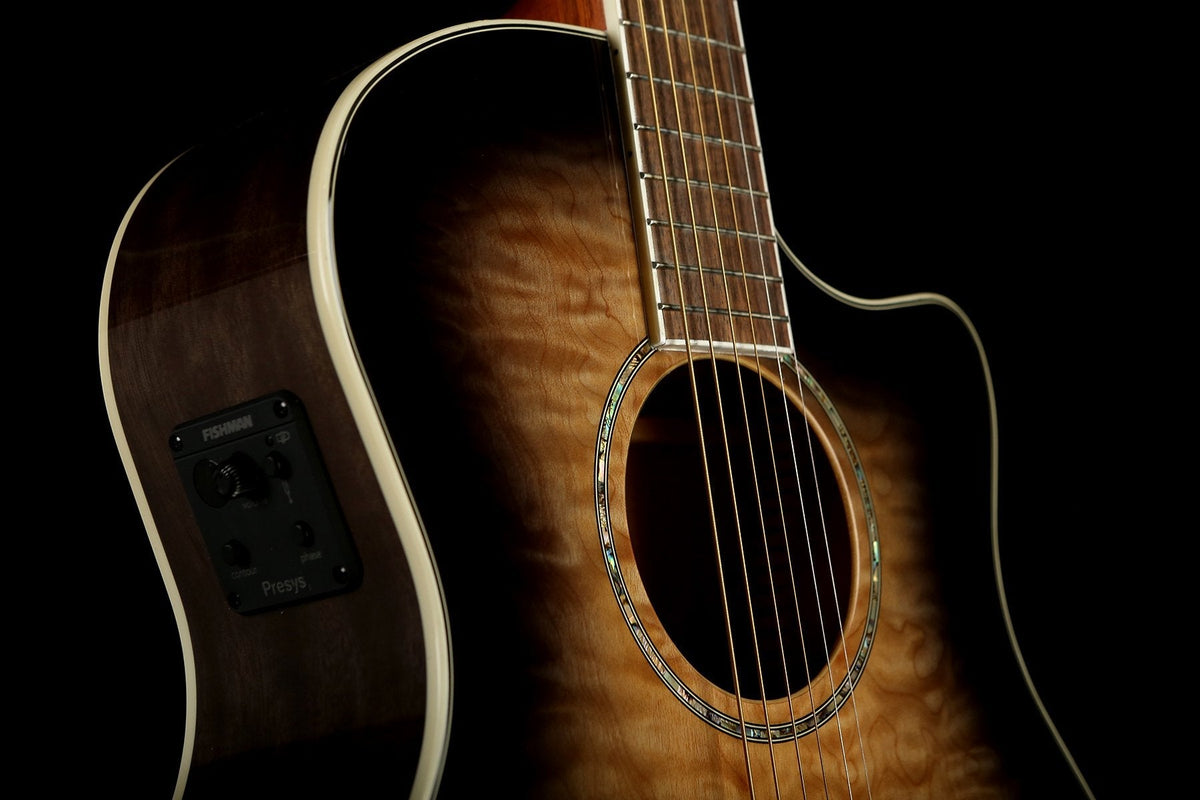 Cort GA Grand Regal &#39;Transparent&#39; Acoustic Electric Guitar - Acoustic Centre Music Store, Melbourne Australia