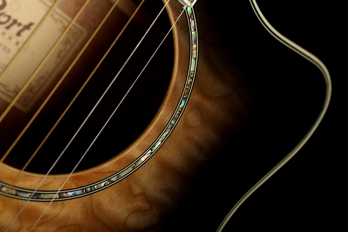 Cort GA Grand Regal &#39;Transparent&#39; Acoustic Electric Guitar - Acoustic Centre Music Store, Melbourne Australia