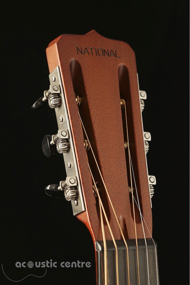 National Reso-Phonic NRP Tricone Steel Black Resonator Acoustic Guitar - Acoustic Centre Music Store, Melbourne Australia