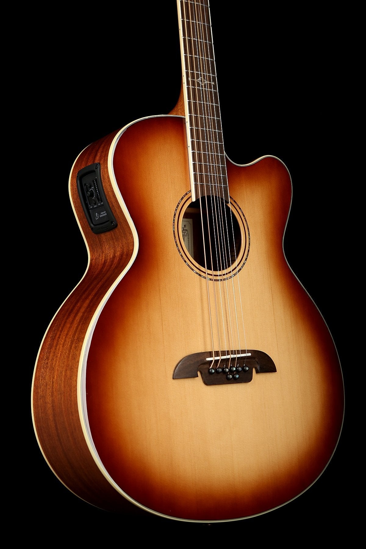 Alvarez Artist Baritone 8-String Shadow Burst Acoustic Electric Guitar - Acoustic Centre Music Store, Melbourne Australia