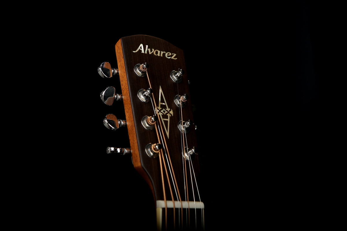 Alvarez Artist Baritone 8-String Shadow Burst Acoustic Electric Guitar - Acoustic Centre Music Store, Melbourne Australia