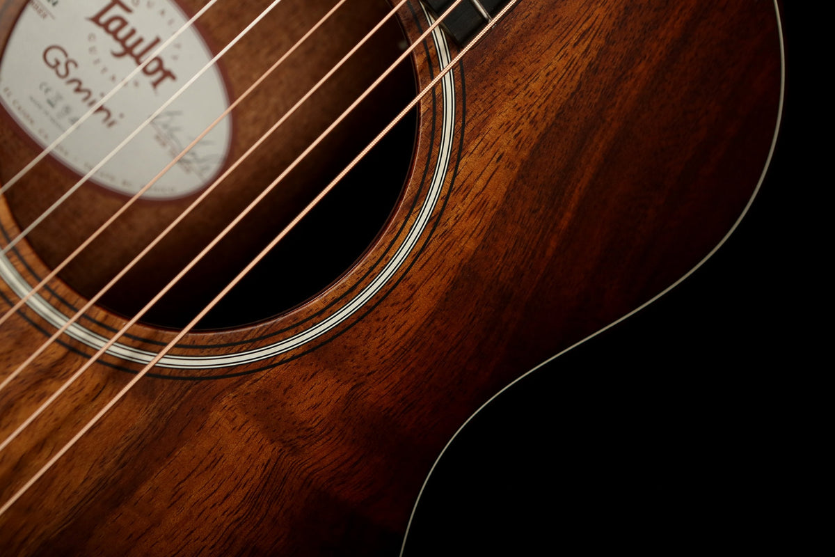 Taylor GS Mini-e Koa Plus Left Hand Acoustic Electric Guitar - Acoustic Centre Music Store, Melbourne Australia