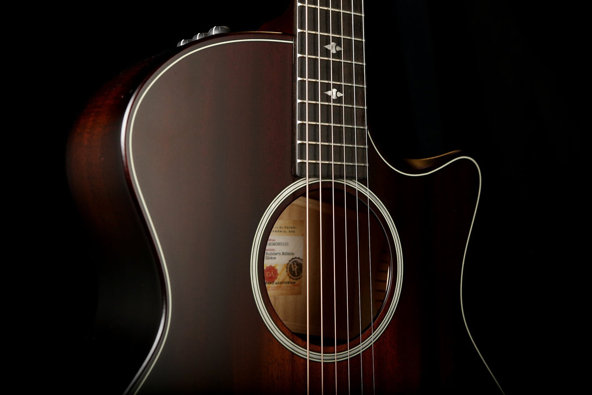 Taylor 324ce Builder&#39;s Edition V-Class Acoustic Electric Guitar - Acoustic Centre Music Store, Melbourne Australia