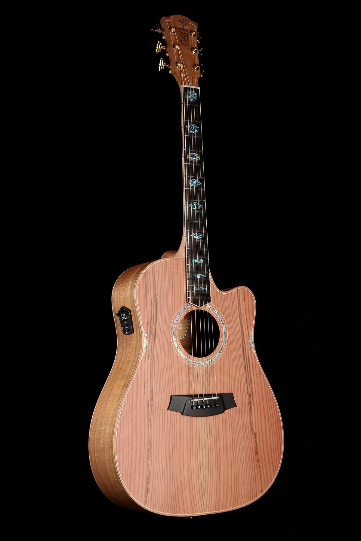 Cole Clark 'Fat Lady' FL3EC Redwood / Blackwood Acoustic Electric Guitar - Acoustic Centre Music Store, Melbourne Australia