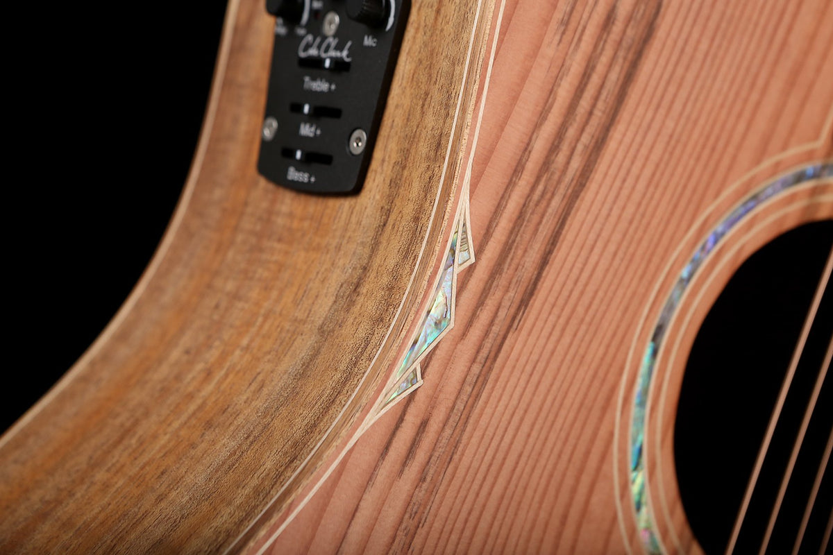 Cole Clark 'Fat Lady' FL3EC Redwood / Blackwood Acoustic Electric Guitar - Acoustic Centre Music Store, Melbourne Australia