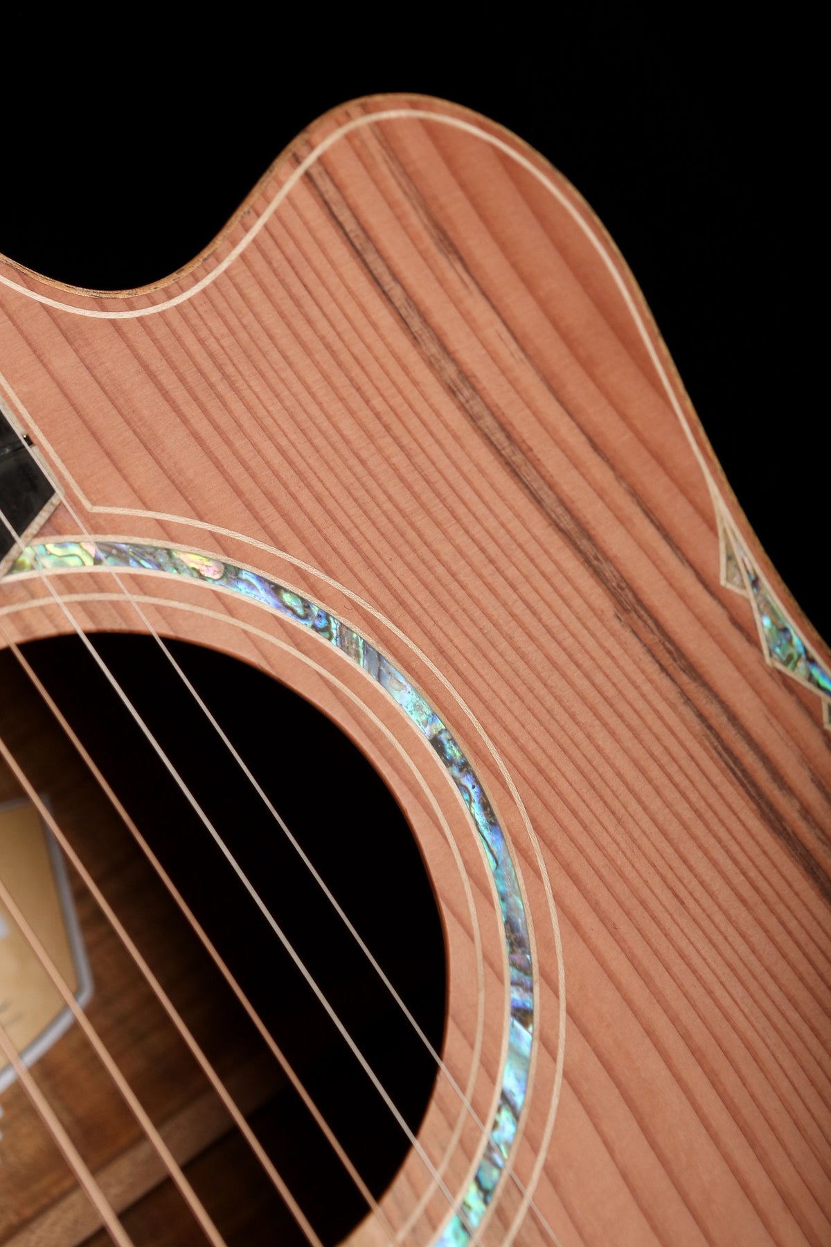 Cole Clark 'Fat Lady' FL3EC Redwood / Blackwood Acoustic Electric Guitar - Acoustic Centre Music Store, Melbourne Australia