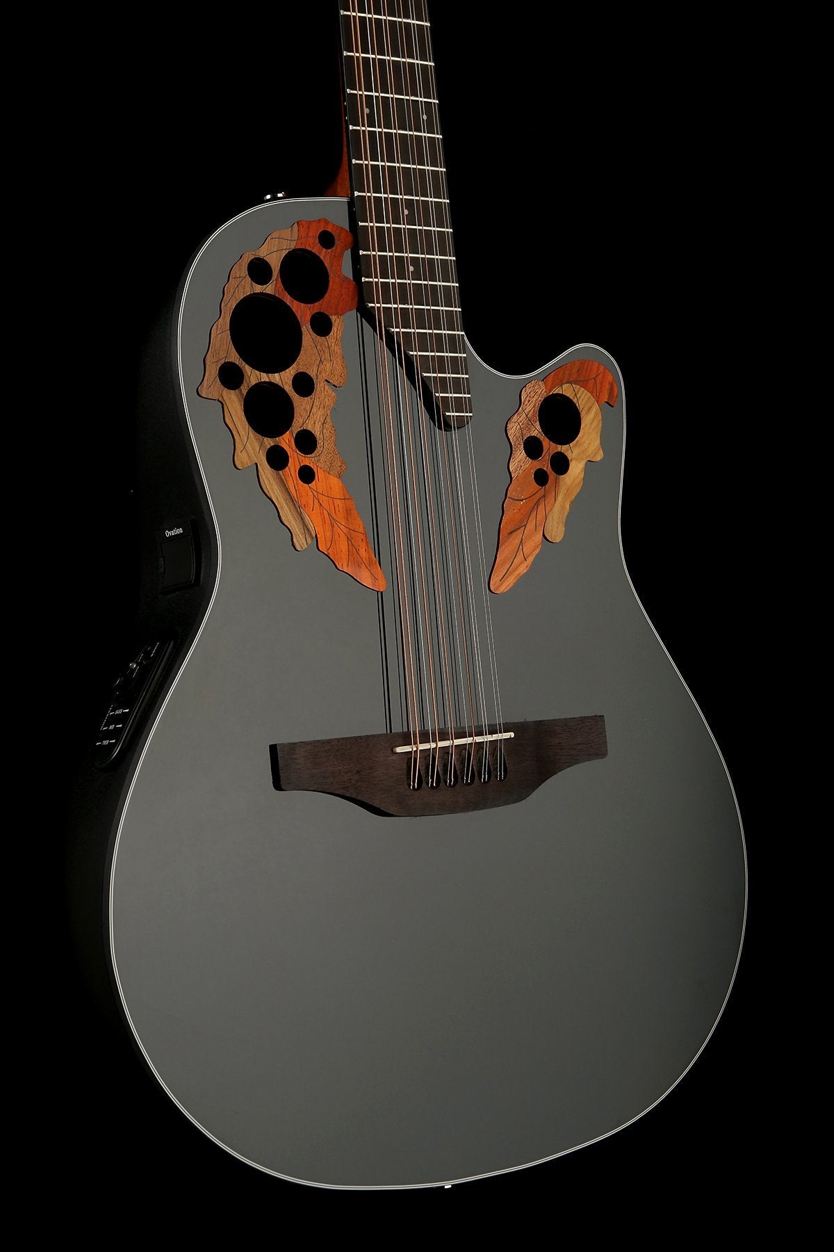 Ovation CE4412-5 Celebrity Elite Black 12-String Acoustic Electric Guitar - Acoustic Centre Music Store, Melbourne Australia