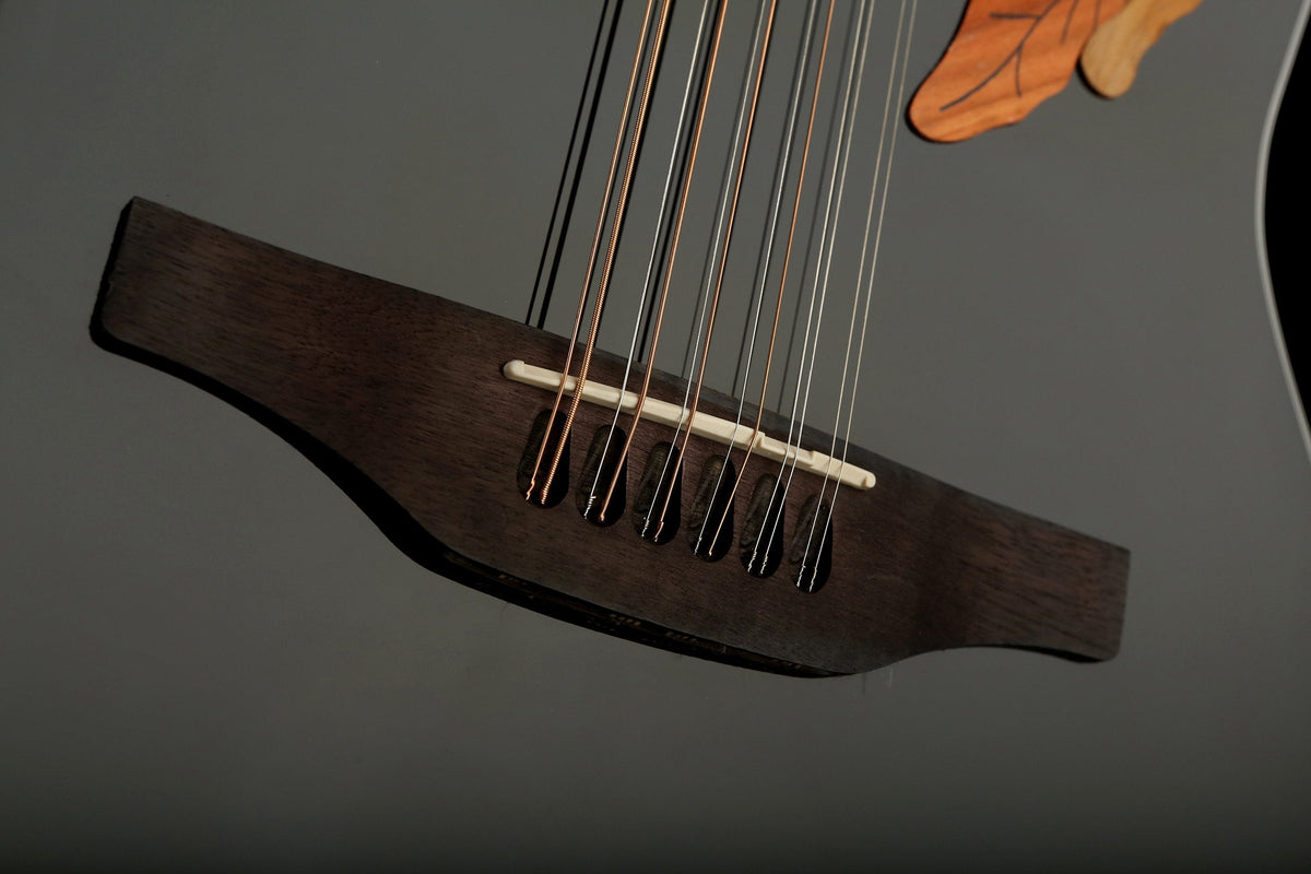 Ovation CE4412-5 Celebrity Elite Black 12-String Acoustic Electric Guitar - Acoustic Centre Music Store, Melbourne Australia