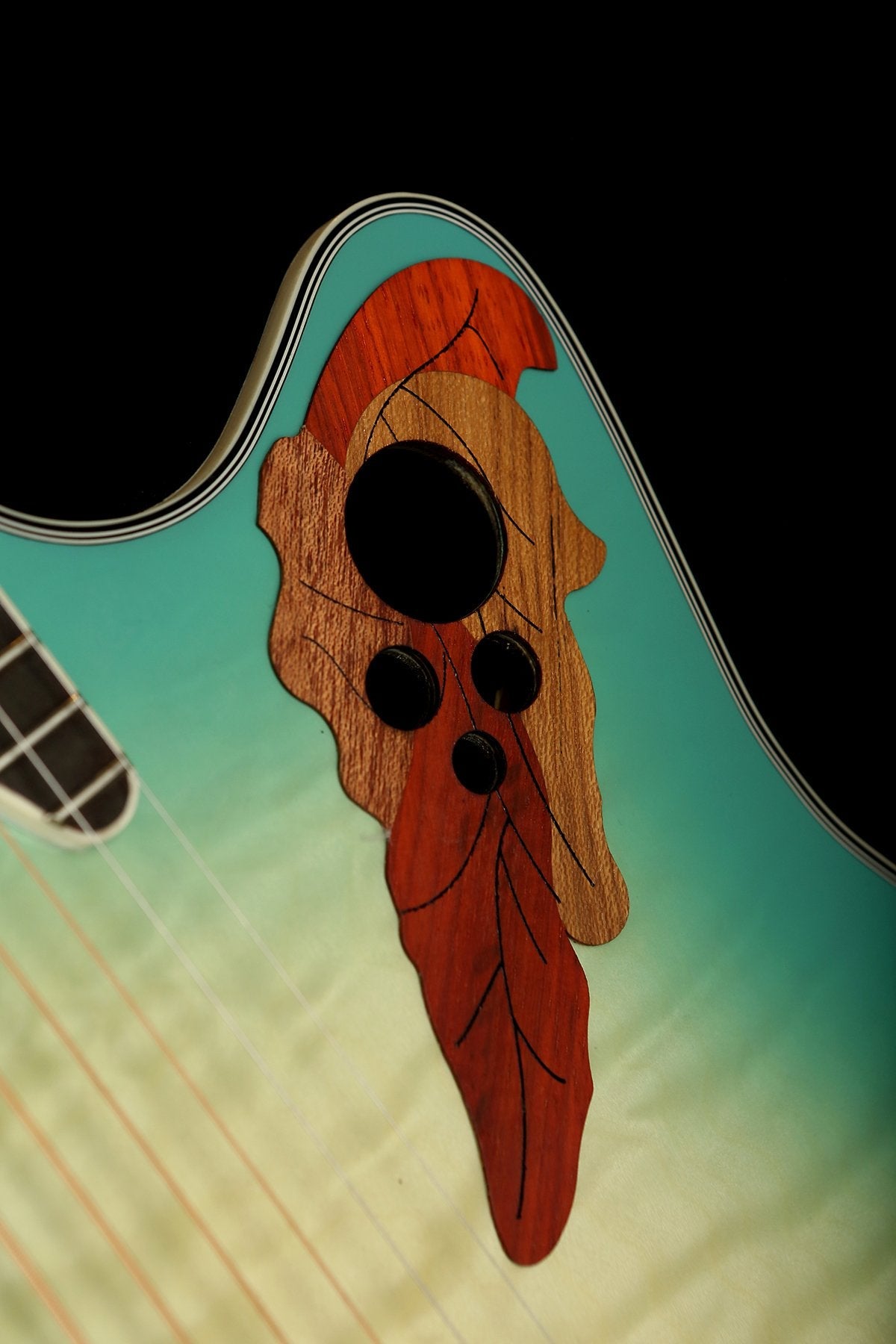 Ovation Celebrity Elite Exotic &#39;Quilted Maple Mint Burst&#39; Acoustic Electric Guitar - Acoustic Centre Music Store, Melbourne Australia