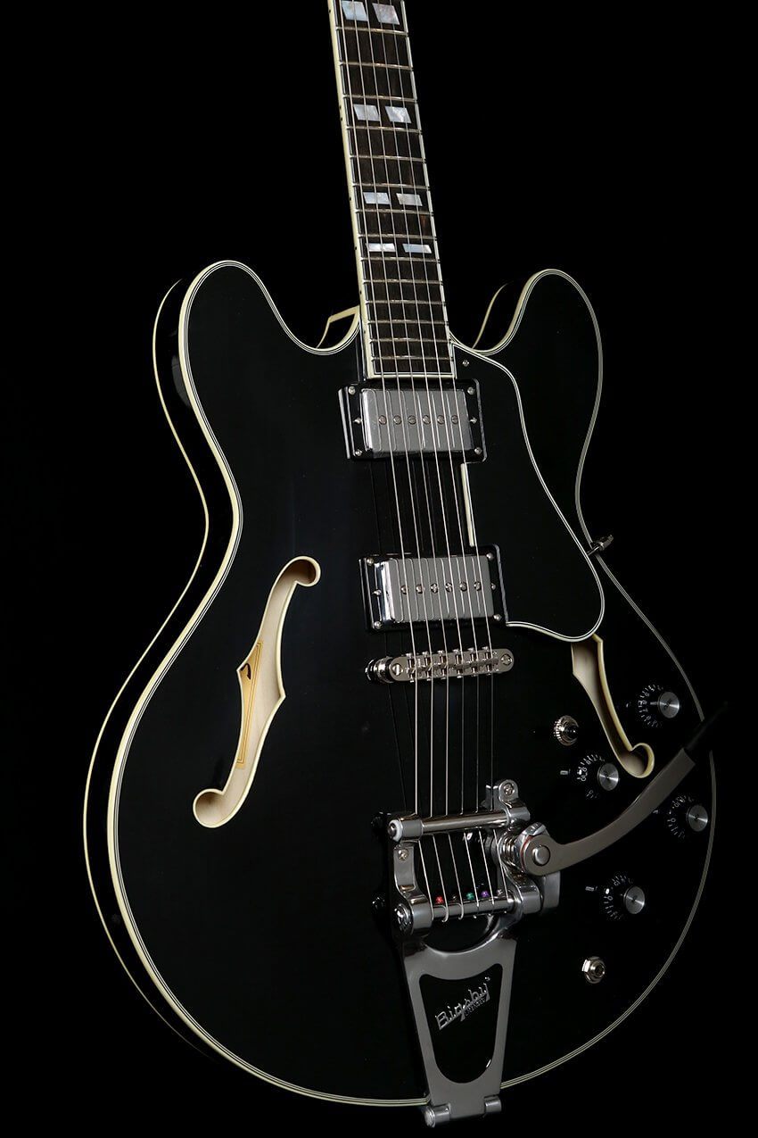 Eastman T486B-Black Electric guitar - Acoustic Centre Music Store, Melbourne Australia