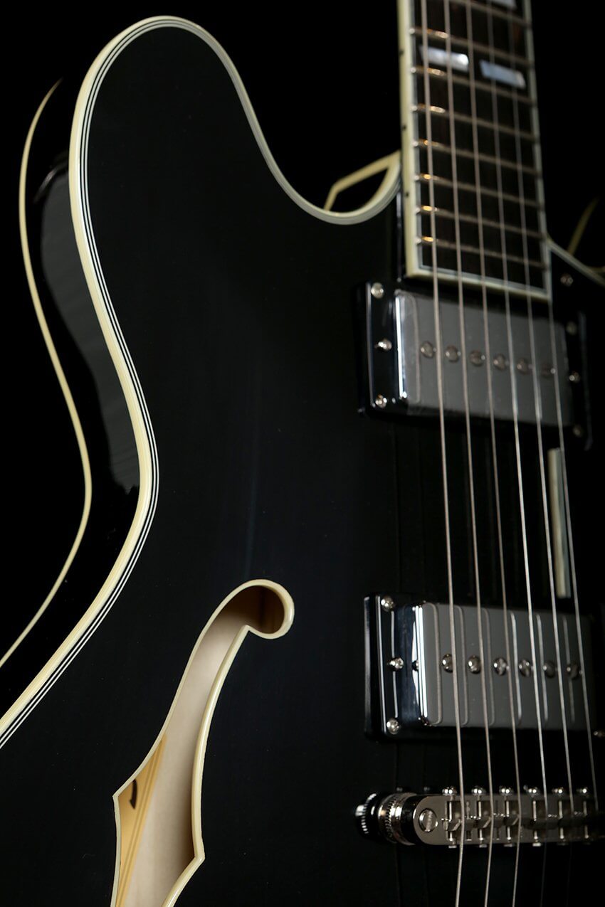 Eastman T486B-Black Electric guitar - Acoustic Centre Music Store, Melbourne Australia