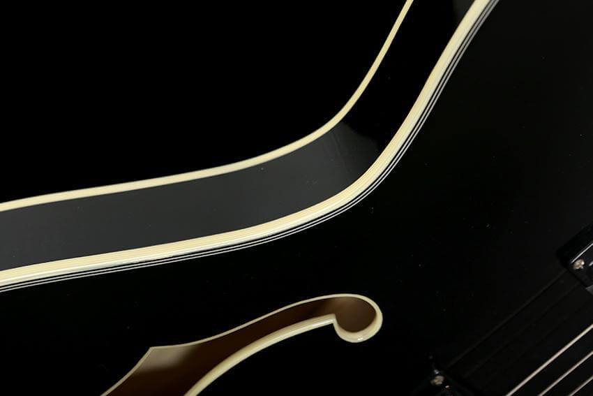 Eastman T486B-Black Electric guitar - Acoustic Centre Music Store, Melbourne Australia