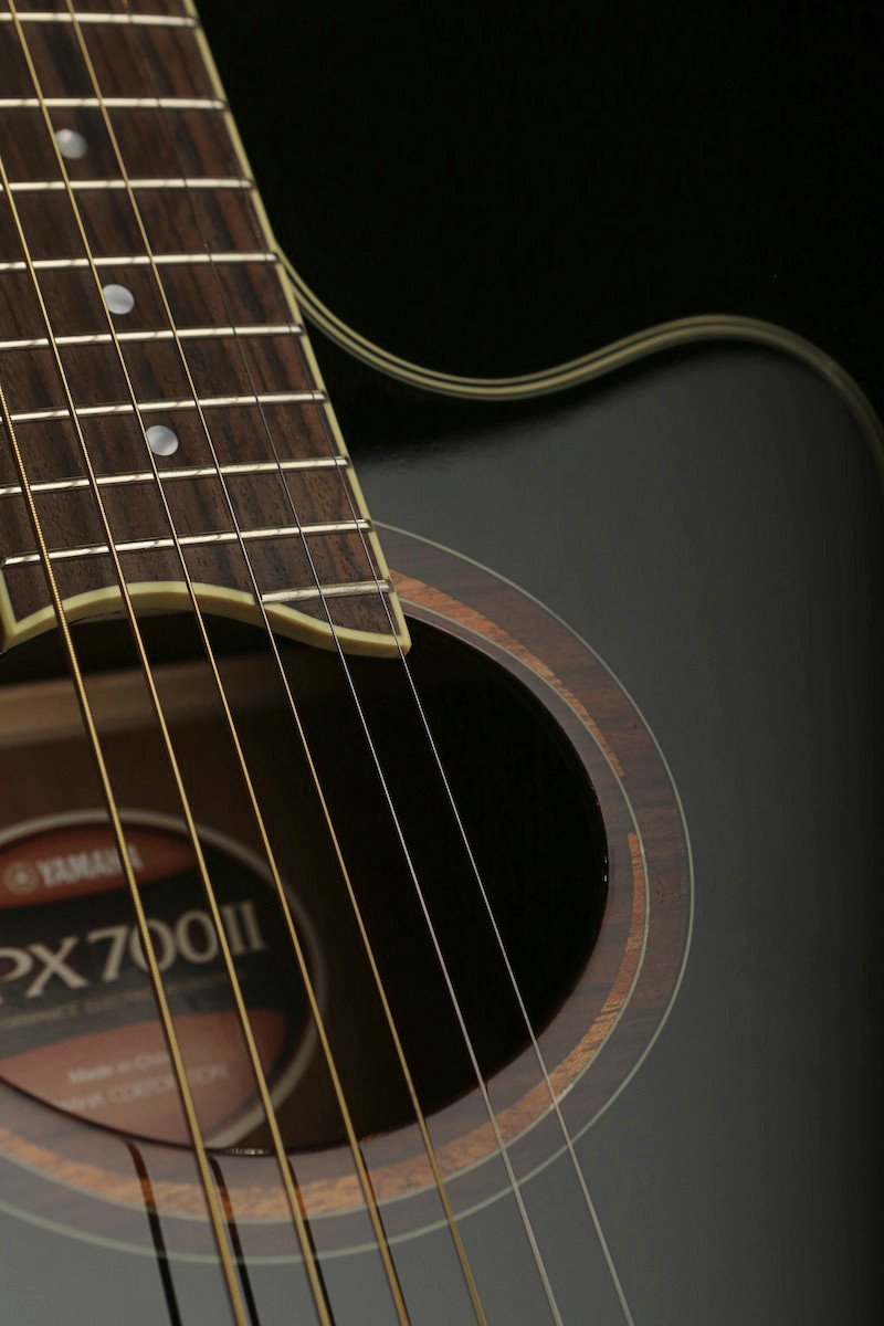 Yamaha APX700 II Black Acoustic Guitar - Acoustic Centre Music Store, Melbourne Australia