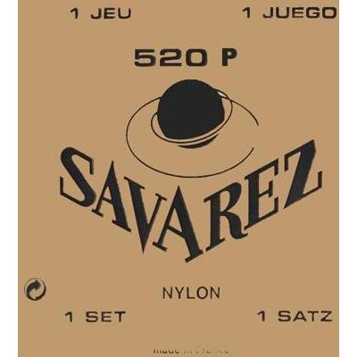 Savarez 520 P Plastic Wound Treble w/ Nylon E / Traditional Basses Classical Guitar Strings - Acoustic Centre Music Store, Melbourne Australia