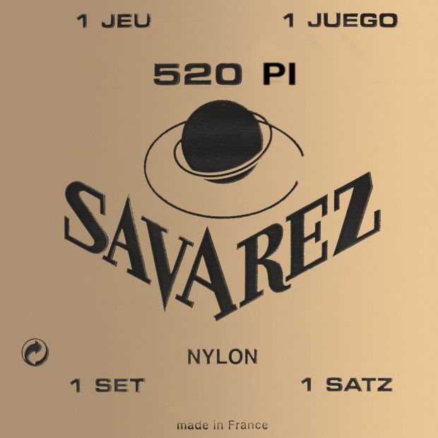 Savarez 520 PI Plastic Wound Treble / Traditional Basses Classical Guitar Strings - Acoustic Centre Music Store, Melbourne Australia
