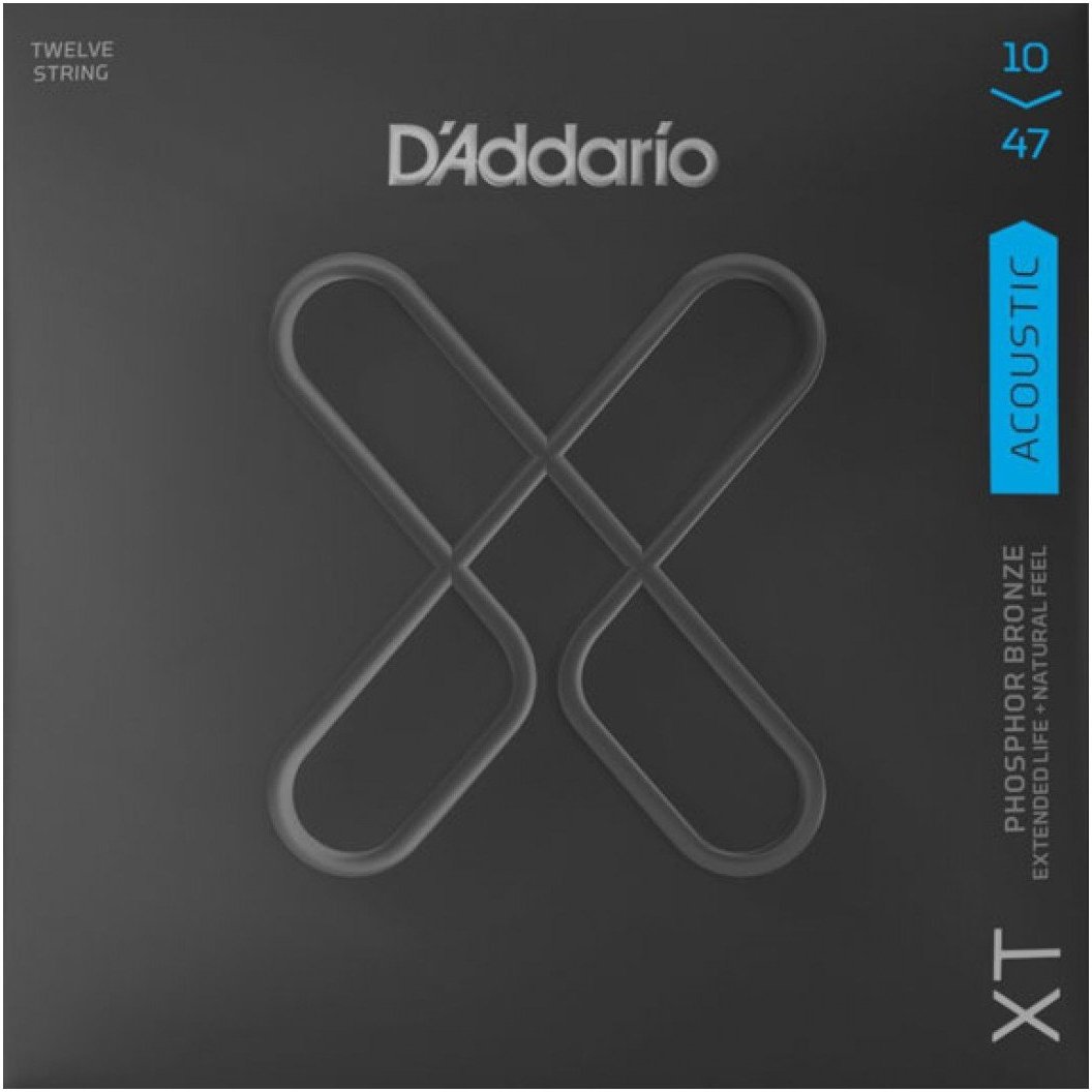 D'Addario XT Extended Life 12-String Acoustic Guitar Strings - .010 - .047 - Acoustic Centre Music Store, Melbourne Australia