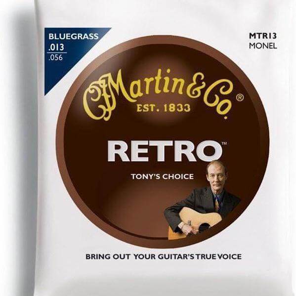 Martin MTR13 Tony Rice&#39;s Choice Retro Monel Acoustic Guitar Strings - .013 - .056 - Acoustic Centre Music Store, Melbourne Australia