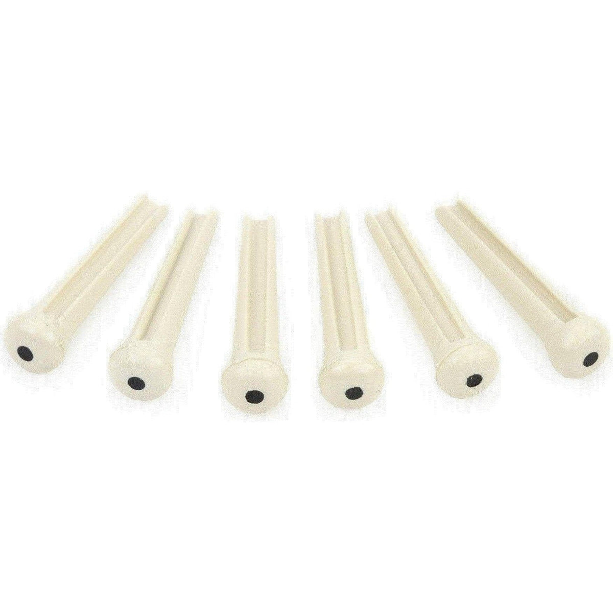 Tusq Bridge Pins - Set of 6 White - Acoustic Centre Music Store, Melbourne Australia