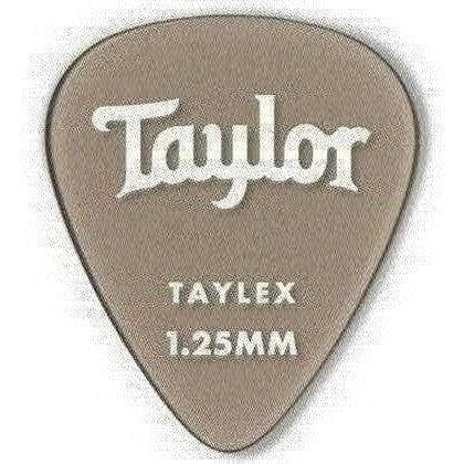 Taylex 351 1.25mm Smoke Grey Picks - 6 Pack - Acoustic Centre Music Store, Melbourne Australia