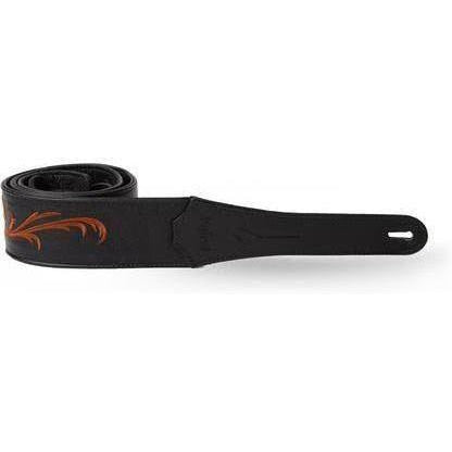 Taylor Nouveau 3" Black Leather Guitar Strap - Acoustic Centre Music Store, Melbourne Australia
