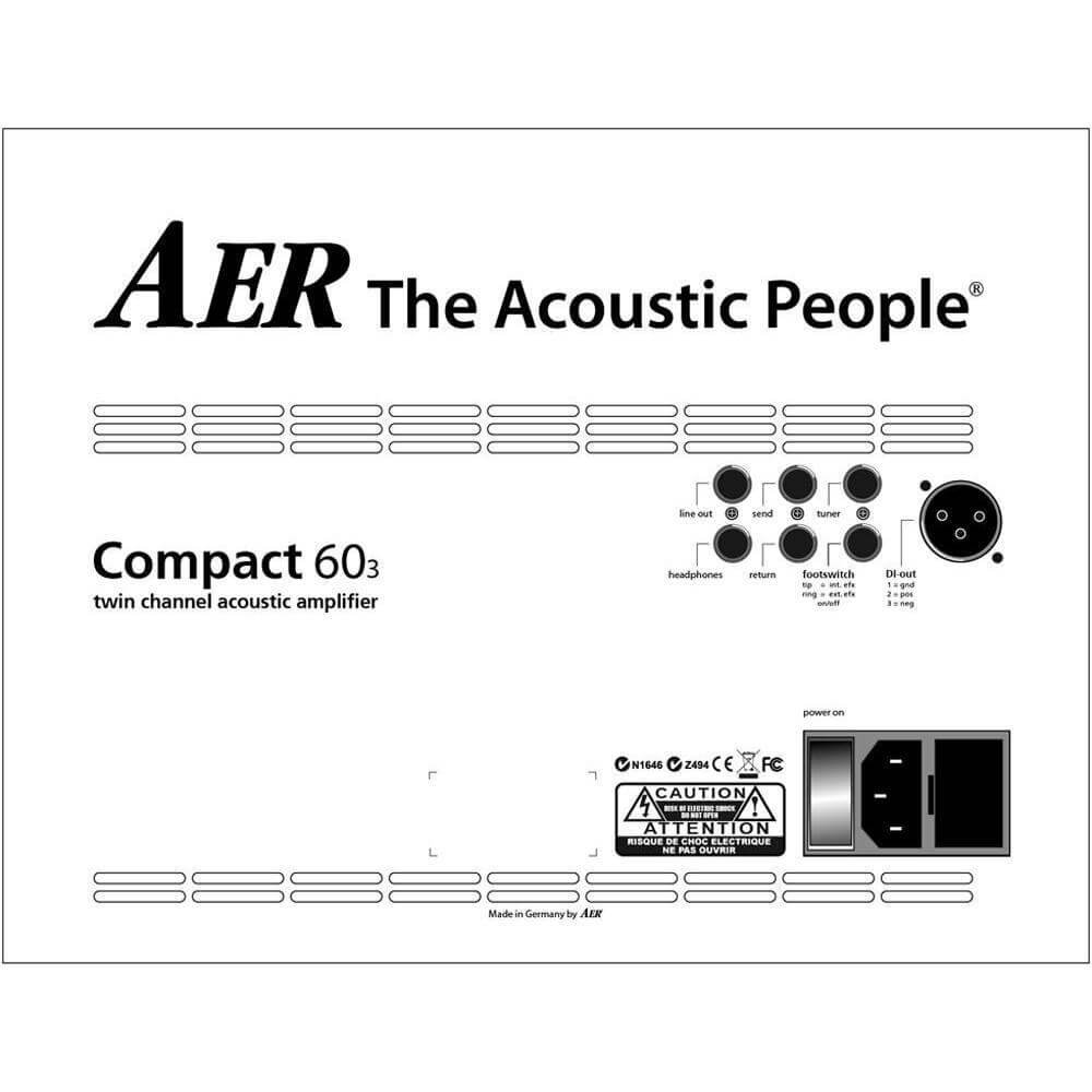 AER Compact 60/4 60-watt 1x8" Acoustic Guitar Combo Amp - Acoustic Centre Music Store, Melbourne Australia