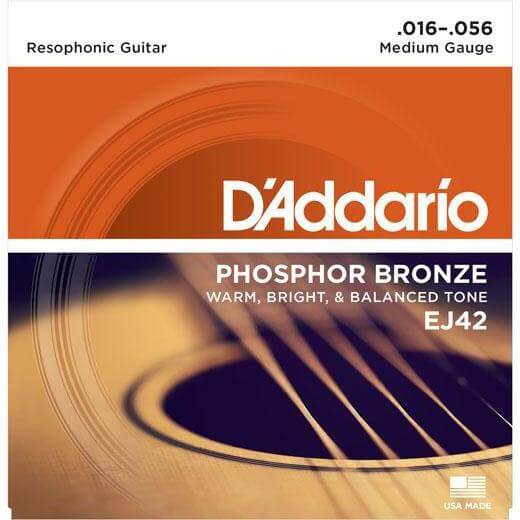 D'Addario EJ42 Resophonic Guitar Strings - .016 - .056 - Acoustic Centre Music Store, Melbourne Australia