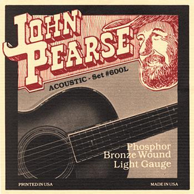 John Pearse Phosphor Bronze Acoustic Guitar Strings - Acoustic Centre Music Store, Melbourne Australia