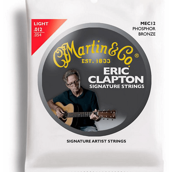 Martin MEC12 Eric Clapton Signature Acoustic Guitar Strings - .012 - .054 - Acoustic Centre Music Store, Melbourne Australia