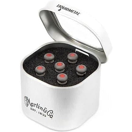 Martin Turkish Emory Luxe Liquid Metal Bridge Pins - Acoustic Centre Music Store, Melbourne Australia